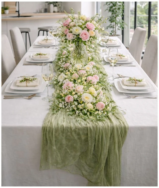 bieżnik-boho-zielony-na stół.jpeg